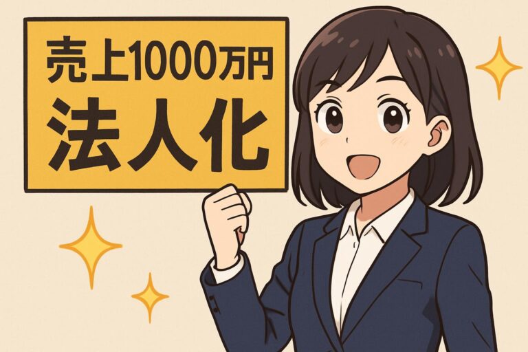 売上1000万法人化のタイミングとメリットとは？失敗しない手続き完全ガイド