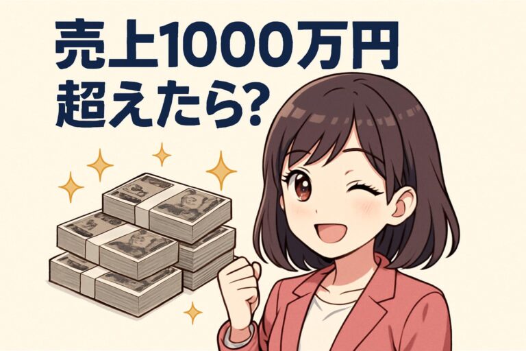 売上1000万超えそうな時に知っておきたい節税の秘訣とは？