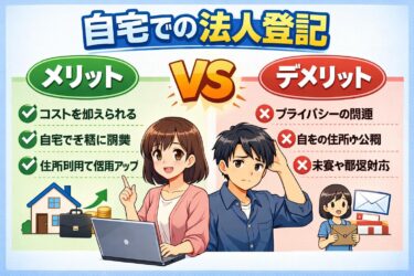 【完全版】自宅で法人登記するメリット・デメリットを徹底解説！後悔しないための全知識