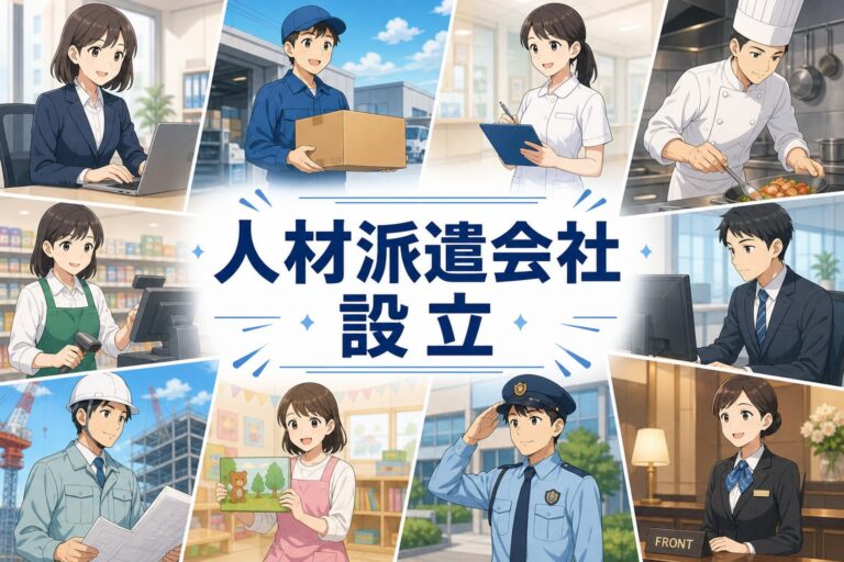 人材派遣会社を設立するには？必要な自己資金・許可基準と失敗しない手順をわかりやすく解説