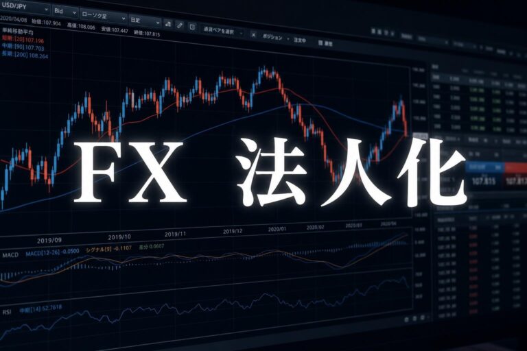 FXの法人化で税金対策！節税メリット・設立費用・おすすめのタイミング